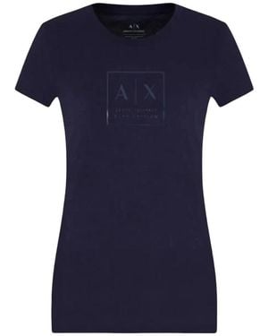ARMANI EXCHANGE T-Shirts - Azul