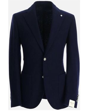 L.B.M. 1911 L.B. 1911, ,Jassen ,Blauw ,Wol Giacca