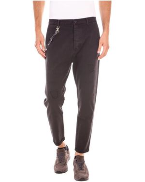 Daniele Alessandrini Slim-Fit Trousers - Grey