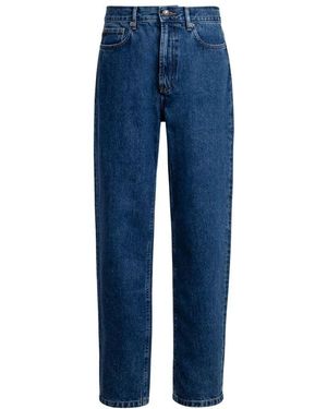 A.P.C. Blaue Gewaschene Denim Jeans