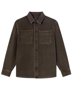 A.P.C. Surchemise Werkkleding - Groen