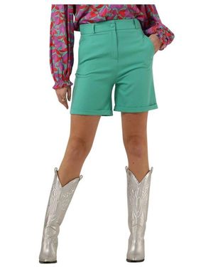 EST'SEVEN Grüne Bermuda-Shorts Für Frauen