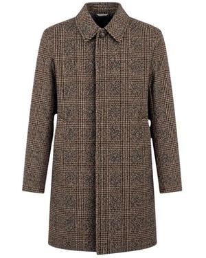 Manuel Ritz Single-Breasted Coats - Brown