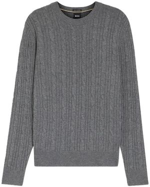 BOSS Pullover 50549975 - Grijs