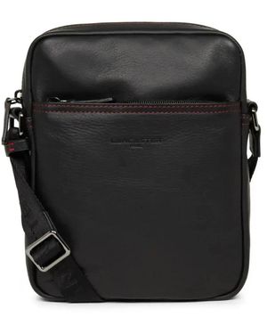 Lancaster Cross Body Messenger - Black
