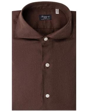 Finamore 1925 Formal Shirts - Marrón