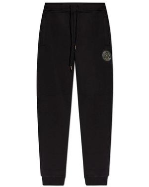 Versace Jeans Couture Sweatpants Mit Logo-Patch - Schwarz