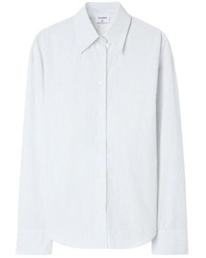 Filippa K Hourglass Pinstripe Shirt - Weiß