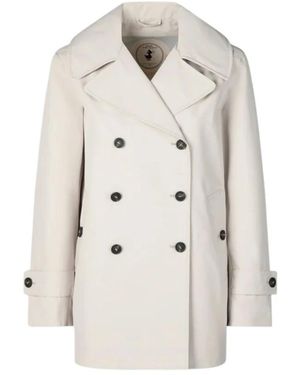 Save The Duck Trench Coats - White