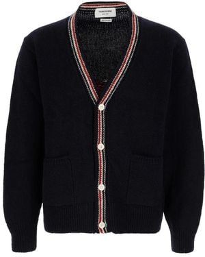 Thom Browne Cardigans - Bleu