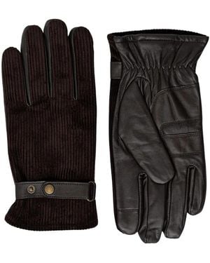 Barbour Nelson Lederhandschuhe - Schwarz