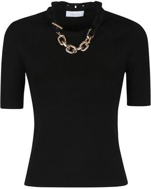 Rabanne T-Shirts - Black
