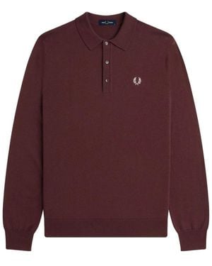 Fred Perry Polo Shirts - Paars