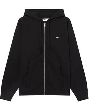 Obey Zip-Throughs - Negro