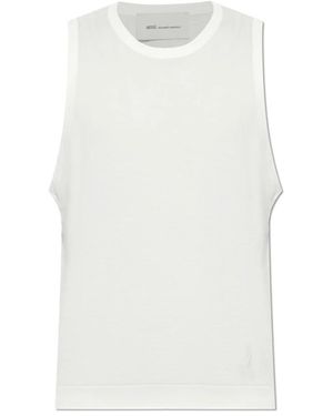 Ami Paris Mouwloos T-Shirt - Wit