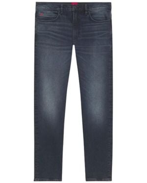 HUGO 708 Slim-Fit Jeans - Blauw