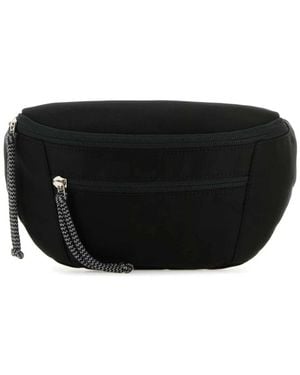 Lanvin Tassen ,Zwart ,Nylon Zwarte Zwarte Nylon Curb Heuptas