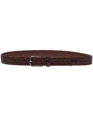 Baldinini Woven Leather Belt - Braun