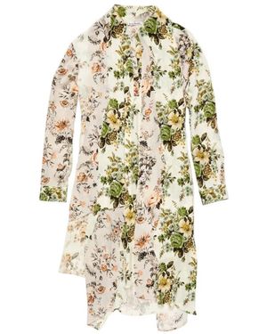 Acne Studios Kleedjes ,Veelkleurig ,Zijden Overhemdjurk - Metallic