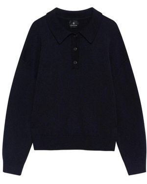 Anine Bing Lee Polo Sweater - Blauw