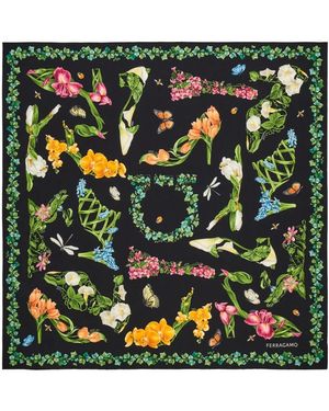 Ferragamo Silk Scarves - Green