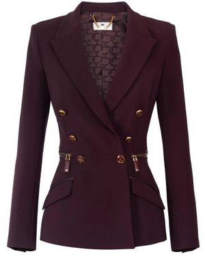 Elisabetta Franchi Blazers - Purple