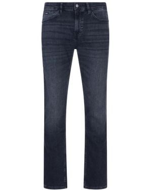 HUGO Slim Fit Blaue Jeans Aus Mechanisch-Gestrecktem Denim