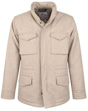 Bl'ker Jassen ,Wol Field Jacket Travis - Naturel