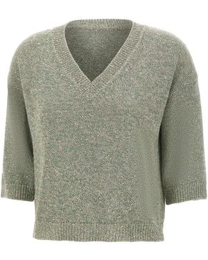 Kangra V-Neck Knitwear - Verde