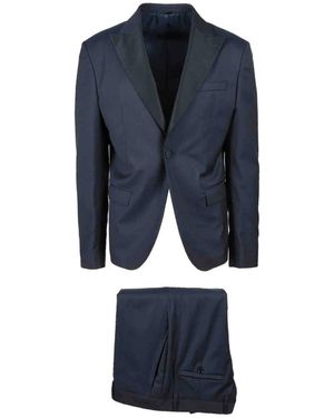 Alessandro Dell'acqua Suits > suit sets > single breasted suits - Bleu