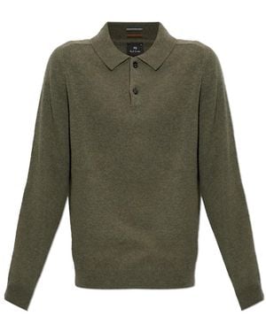 Paul Smith Wool Polo - Groen