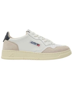 Autry Schoenen ,Wit ,Katoen Medalist Low Sneaker