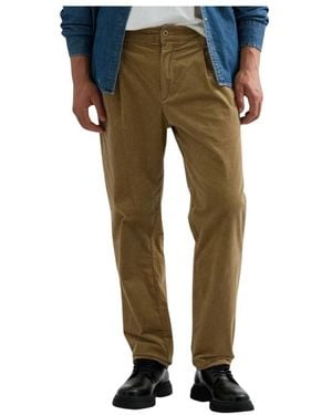 Replay Straight Trousers - Verde