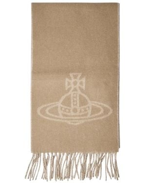 Vivienne Westwood Winter Scarves - Natural