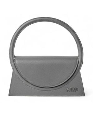 Gaelle Paris Regular Schouderriem Design Saffiano - Grijs
