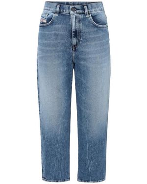 DIESEL D-Air Cropped Jeans - Blauw