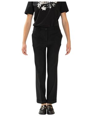 P.A.R.O.S.H. Straight Trousers - Black