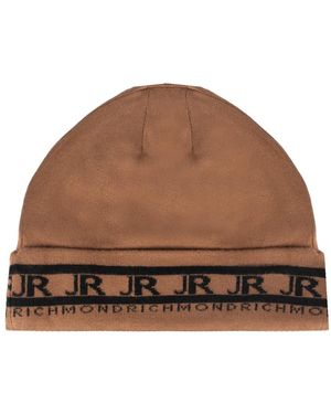 John Richmond Accessoires ,Bruin ,Wol Uma 22140Ha Beanie