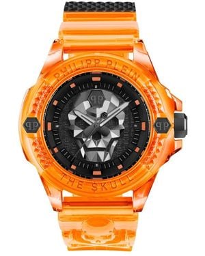Philipp Plein The $kull scuba duba edition orologio - Arancione