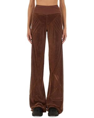 Rick Owens Wide Trousers - Marrón