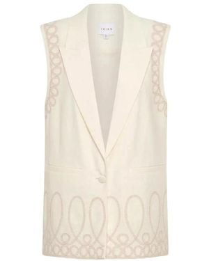 Ixiah Waistcoats - Natural