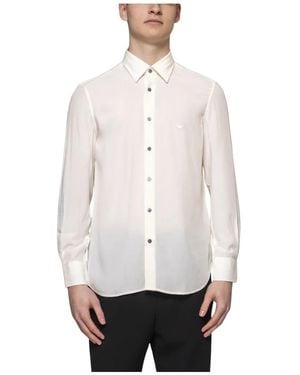 Emporio Armani Casual Shirts - White