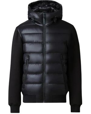 Mackage Jassen ,Zwart ,Katoen Frank-R Hybrid Jacket