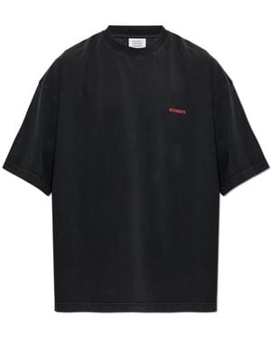 Vetements T-Shirts - Negro