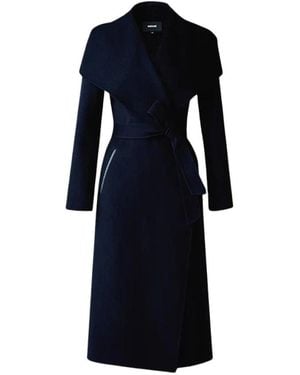 Mackage Manteau Portefeuille Long - Blau