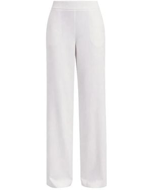 Patrizia Pepe Wide Trousers - Blanco