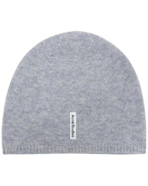 Acne Studios Fitted Beanie - Grijs