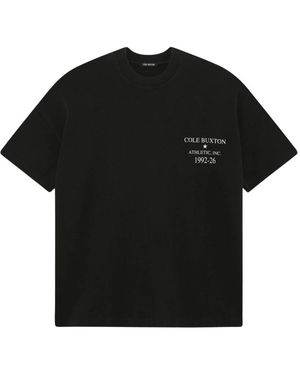 Cole Buxton Short Sleeve Hemden - Zwart
