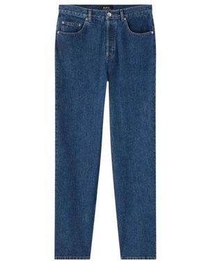 A.P.C. Jeans ,Blauw ,Katoen Fairfax Straight Jeans