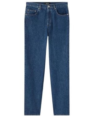 A.P.C. Jeans ,Blauw ,Straight Jeans